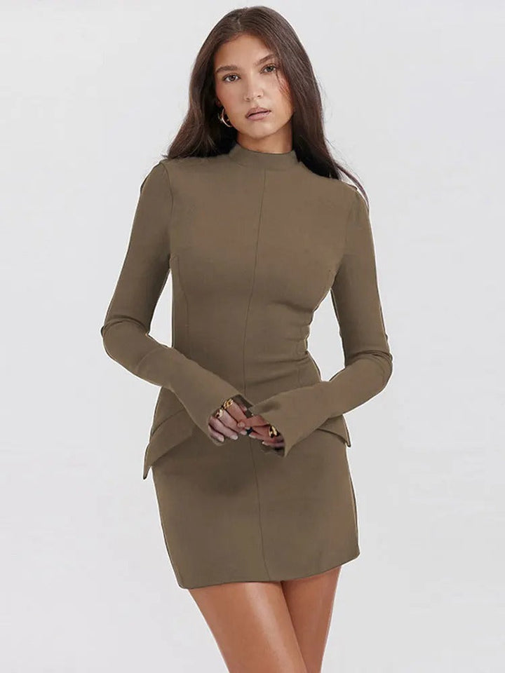 Olivia - trendy bodycon mini jurk