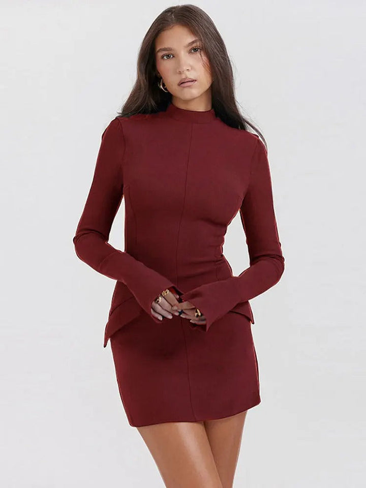 Olivia - trendy bodycon mini jurk