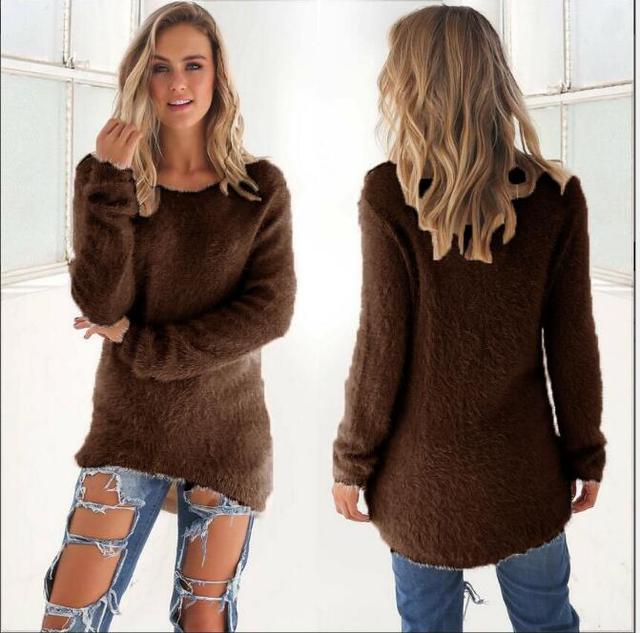 Nella - trendy fluffy wintertrui