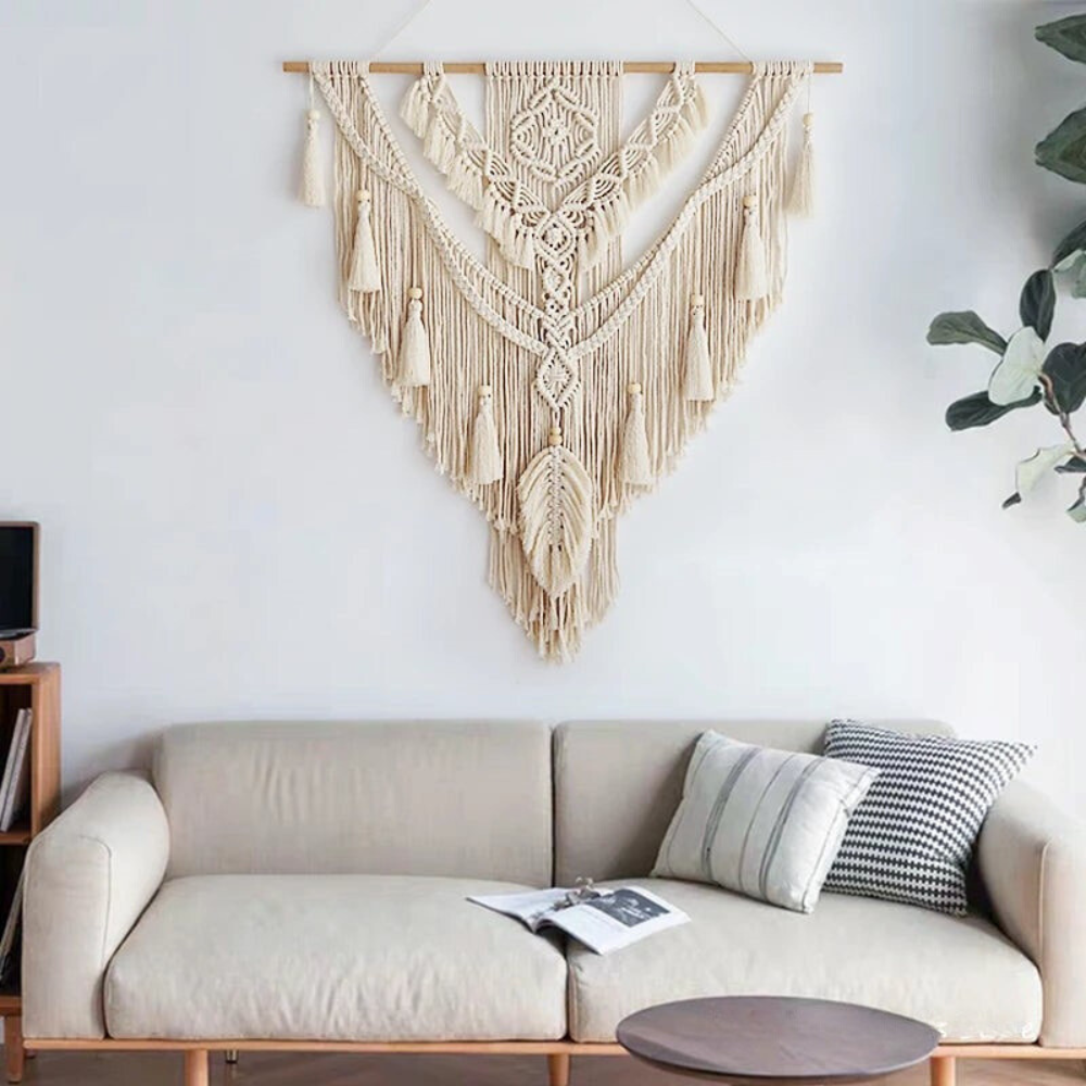 BohoWoven - scandinavisch boho macramé wandhanger