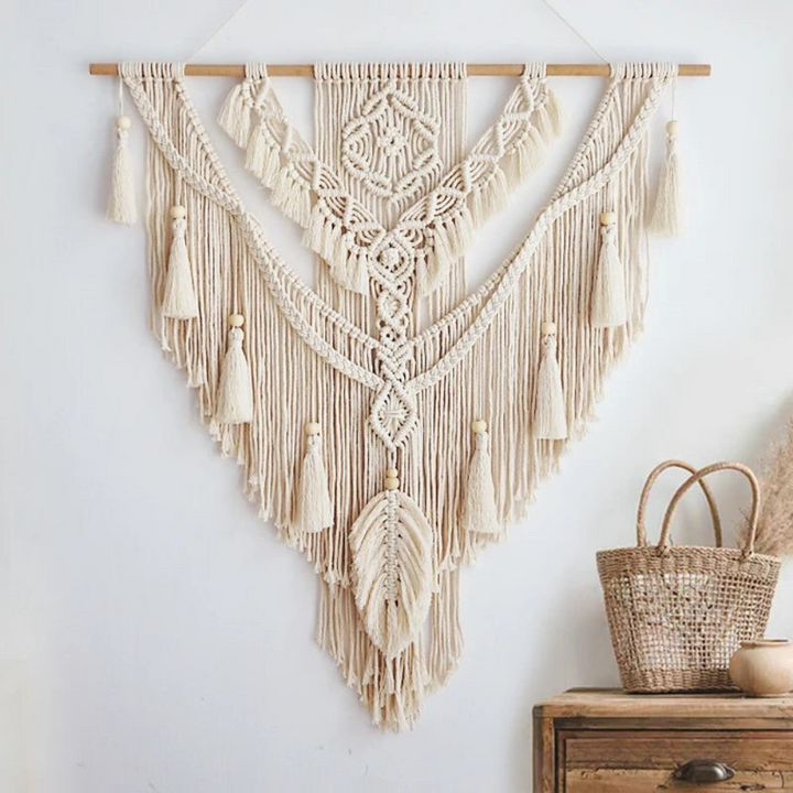 BohoWoven - scandinavisch boho macramé wandhanger