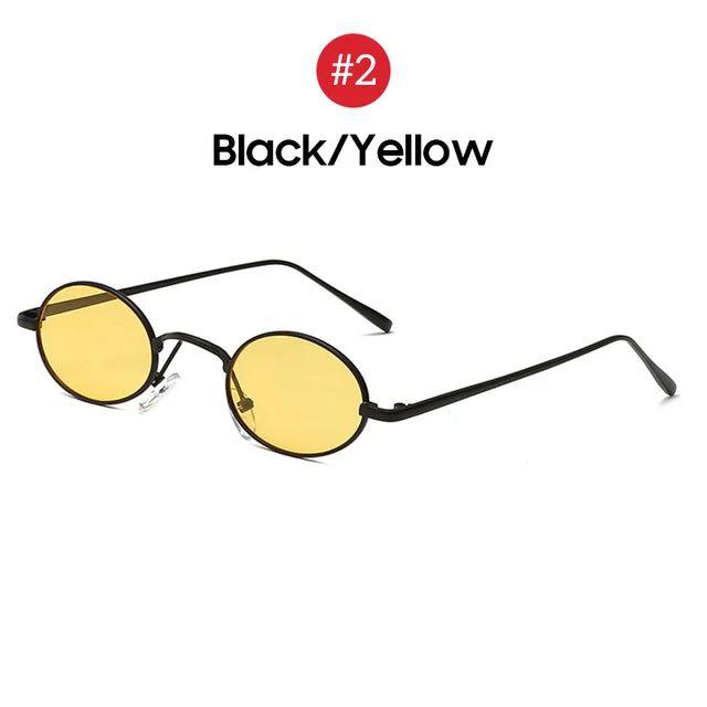 Alaia - trendy vintage ovale zonnebril