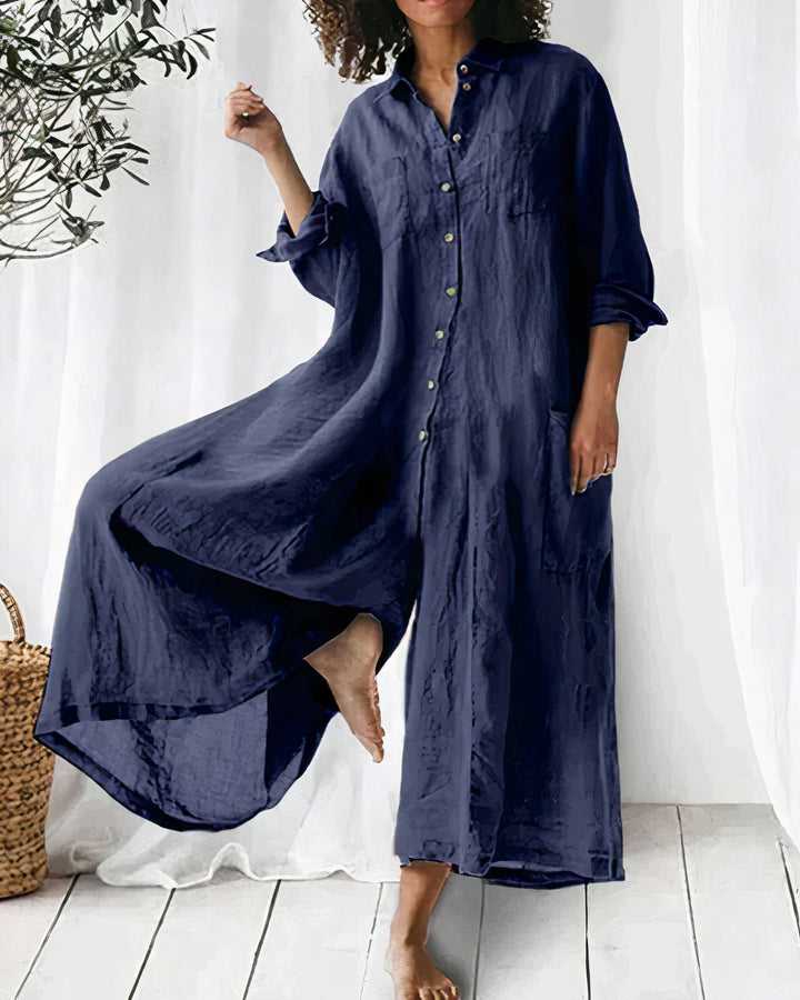 Malia - Comfortabele Losse Jumpsuit met Zakken