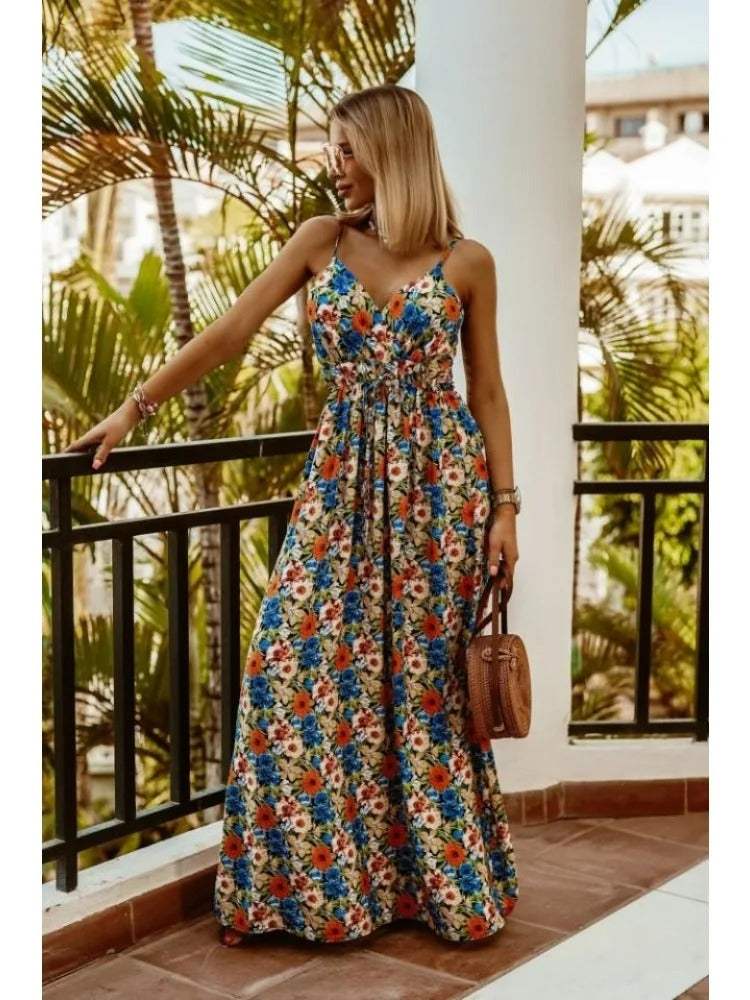 Rebecca - Chiffon Boho Maxi Jurk