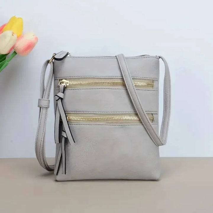 Valerie - contrastkleurige crossbody tas