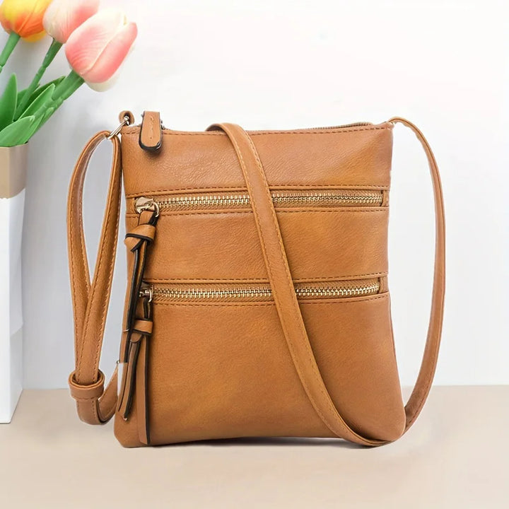 Valerie - contrastkleurige crossbody tas