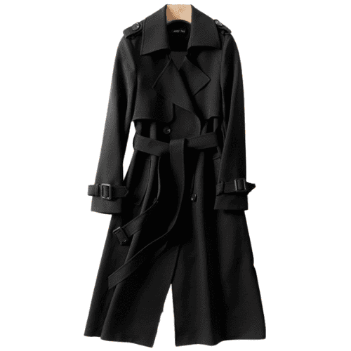 Yolanda - elegante trenchcoat met kraag