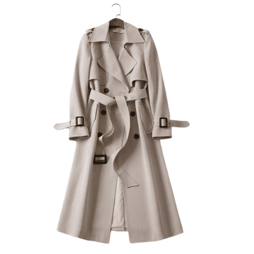 Yolanda - elegante trenchcoat met kraag