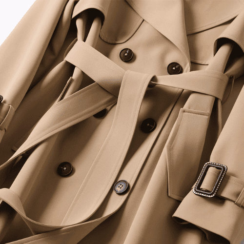 Yolanda - elegante trenchcoat met kraag