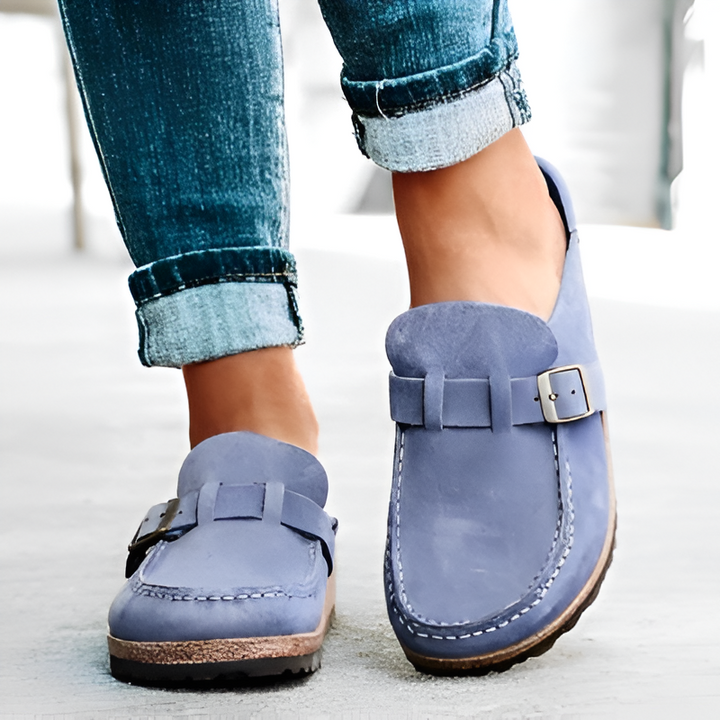 Ana - retro plat orthopedisch loafers