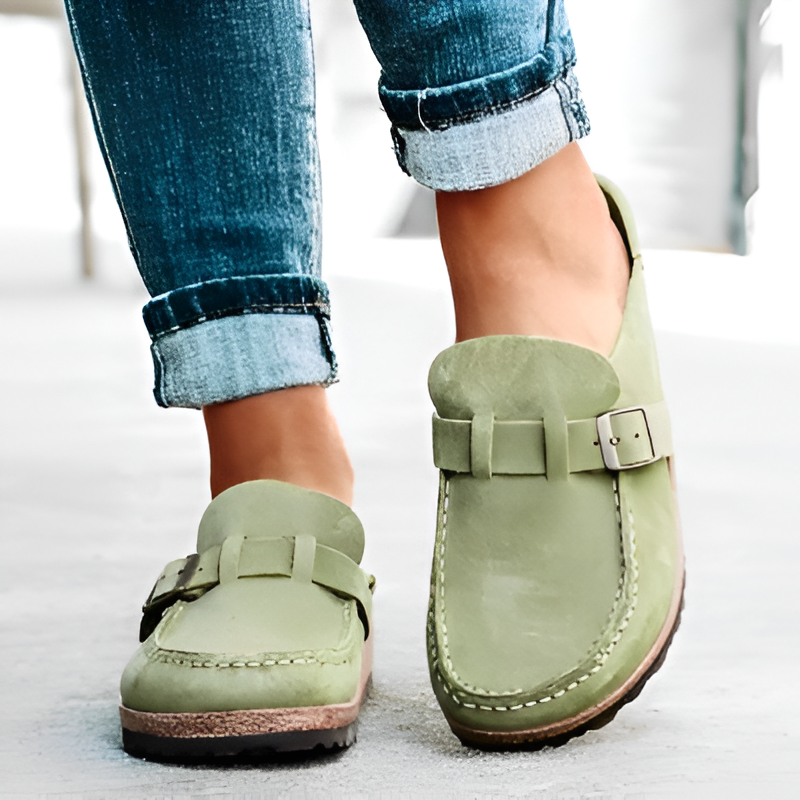 Ana - retro plat orthopedisch loafers