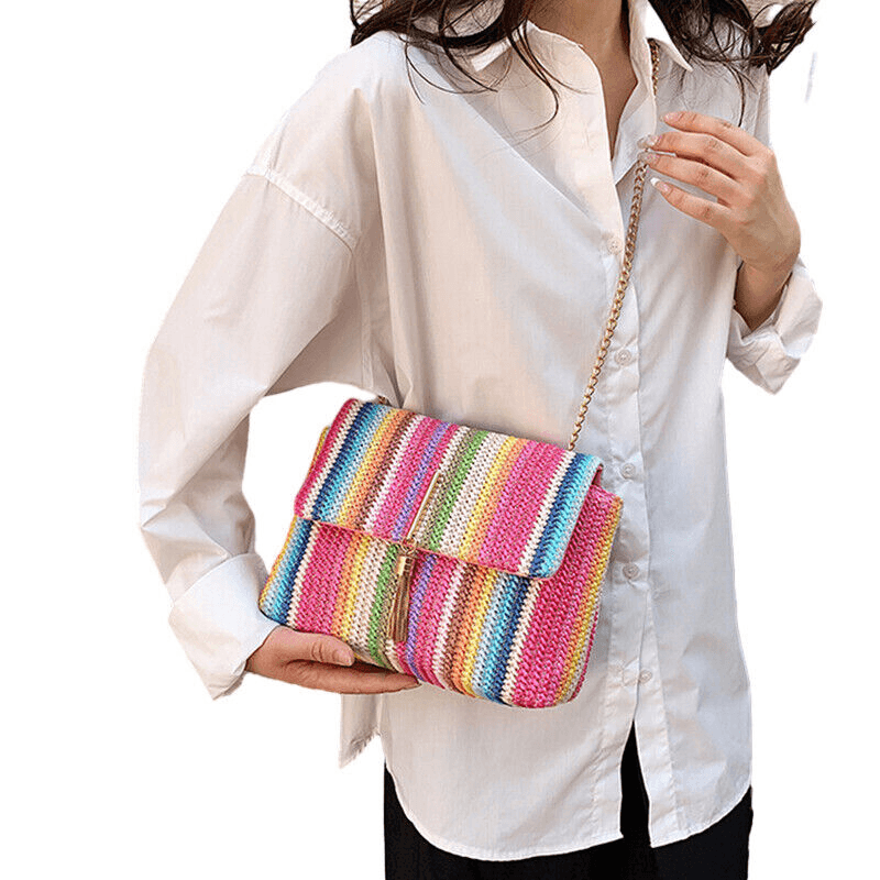 Yazmin - multi-gekleurde chique clutch bag